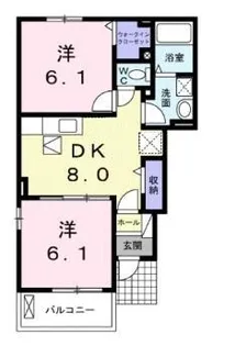 サンライトグレイスⅡ【0101号室】の間取り
