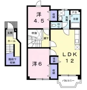 フリーダムスペース亜未【202号室】の間取り