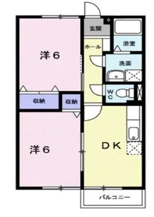 プラトーパーク【202号室】の間取り