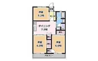 サンイーズマンション【0303号室】の間取り