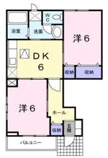 サンヒルズ B【101号室】の間取り