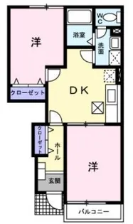 アニューメゾンフジイ【0103号室】の間取り