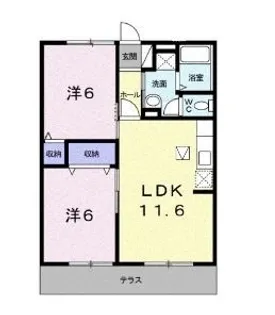 シンフォニーヒルズ【0204号室】の間取り