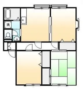 サンビレッジかねひら A【202号室】の間取り