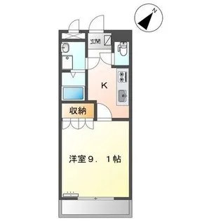 アルカディア明日香【0206号室】の間取り