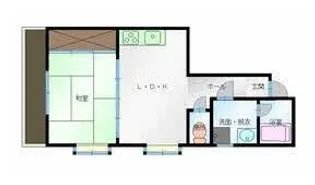 プロスパータナカ【305号室】の間取り