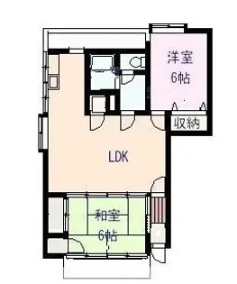 クレアハイツ【101号室】の間取り