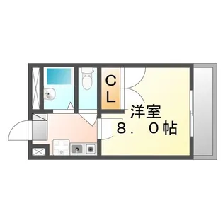 マグノリア春日【102号室】の間取り