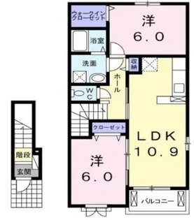 プリマヴェーラ【0205号室】の間取り