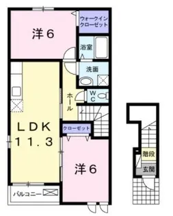 ライツ シュティルA【201号室】の間取り