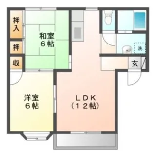 ツリーファースト96【0201号室】の間取り