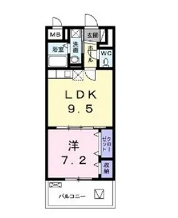 アプローズ【0802号室】の間取り