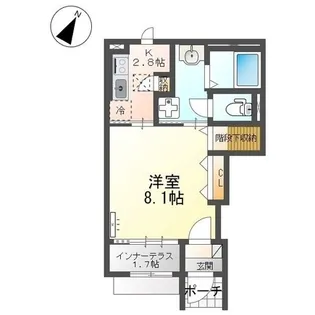シャ ブラン【0101号室】の間取り