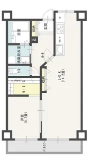 メゾンエンリッチ【0602号室】の間取り