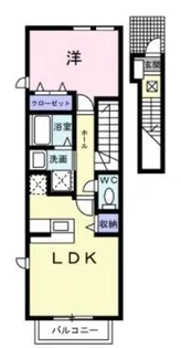 ヴァルムベルクB【0205号室】の間取り