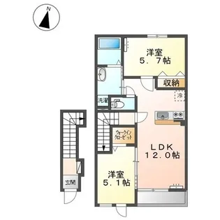 セレーナ【0202号室】の間取り