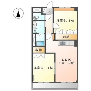 グランドソレイユ【0103号室】の間取り