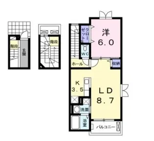 ヴィクトリー【0301号室】の間取り