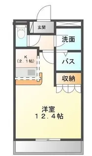 セイフティ パレK【0203号室】の間取り