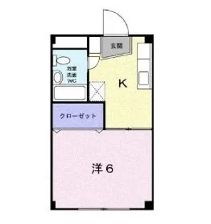 シティハイツサンピア【0203号室】の間取り