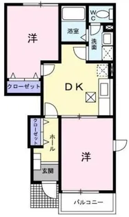コージーハウス石井C【103号室】の間取り