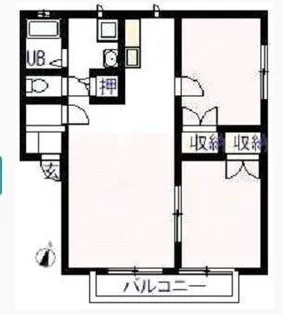 ウエストアベニュー【0105号室】の間取り