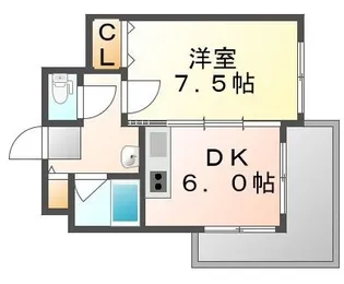 コスモス南蔵王【1002号室】の間取り