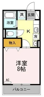 リビエールアン E棟【0203号室】の間取り