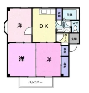 グリーンハイツもりもとB【0101号室】の間取り
