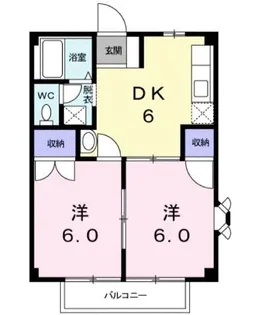 レグルスA【201号室】の間取り