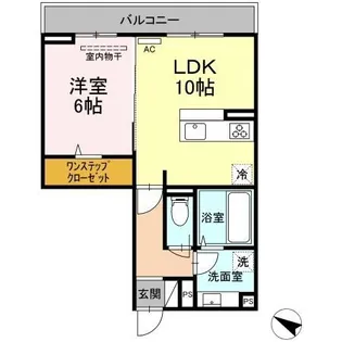 コーポ藤原V【0303号室】の間取り