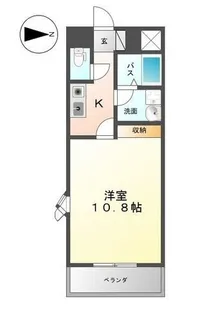 セイフティ パレK Ⅱ番館【0106号室】の間取り