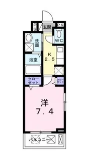 エクイティⅢ【0201号室】の間取り