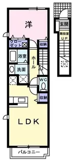 ベル デーアⅡ【0203号室】の間取り