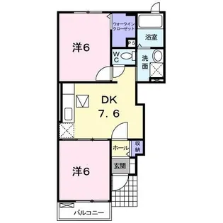 ヴィラ コスモス【0103号室】の間取り