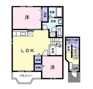 リバーサイド瀬戸A【0201号室】の間取り