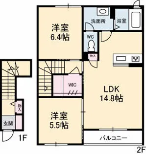 アーバンヒルトン【0202号室】の間取り