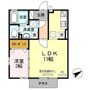 スマイリーハウス【0206号室】の間取り