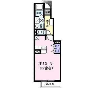 サンシャイン【0102号室】の間取り
