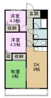 グレースコーエイ【205号室】の間取り