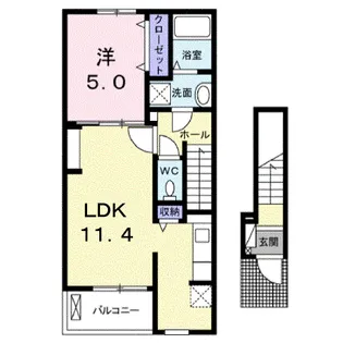 コルージャ【0202号室】の間取り
