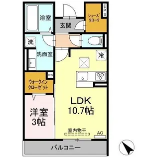カサペペ【102号室】の間取り