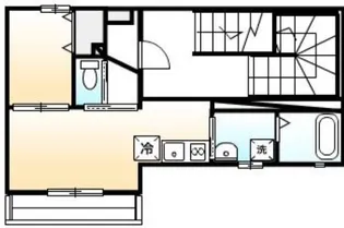 アルバーノ駅前大通り【0301号室】の間取り