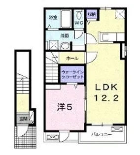 ディヴェロプ正栄【0203号室】の間取り