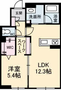 PROUD【0102号室】の間取り