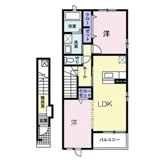 グラース メゾン【0204号室】の間取り