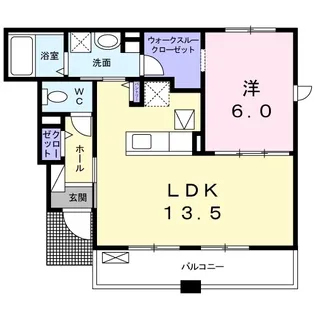 ブリーゼ【0103号室】の間取り
