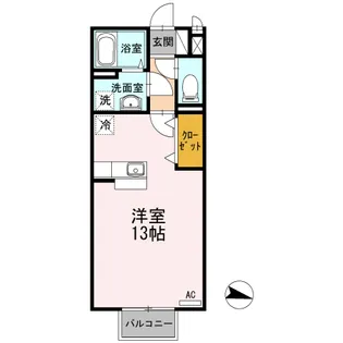 サンローズコートⅡ【0102号室】の間取り
