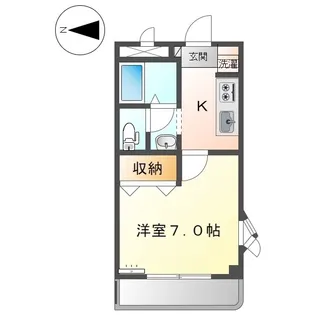グランシャリオ【0201号室】の間取り