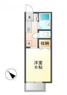 サンライフ内山Ⅱ【0202号室】の間取り